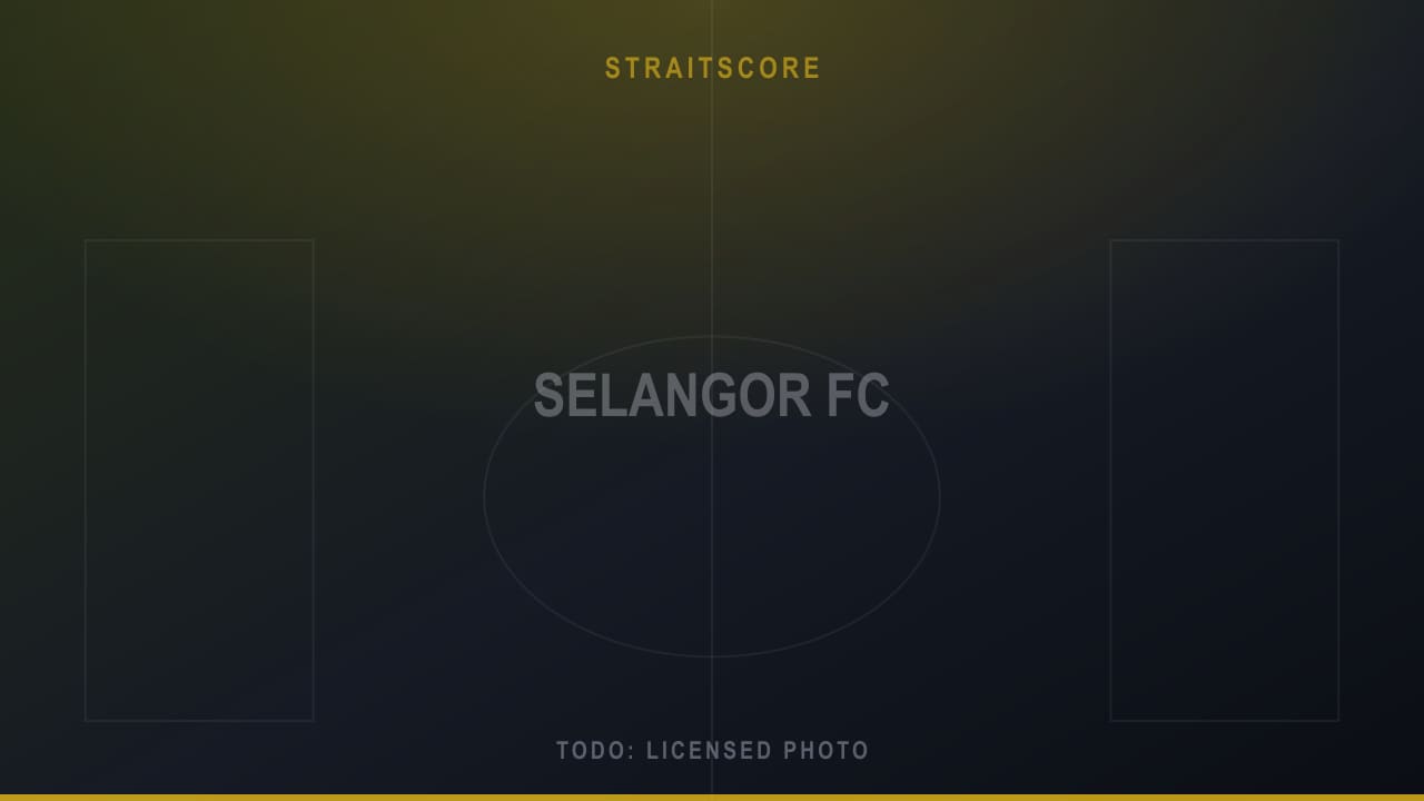 Placeholder image standing in for a photograph of Selangor FC players celebrating at Selayang Stadium.