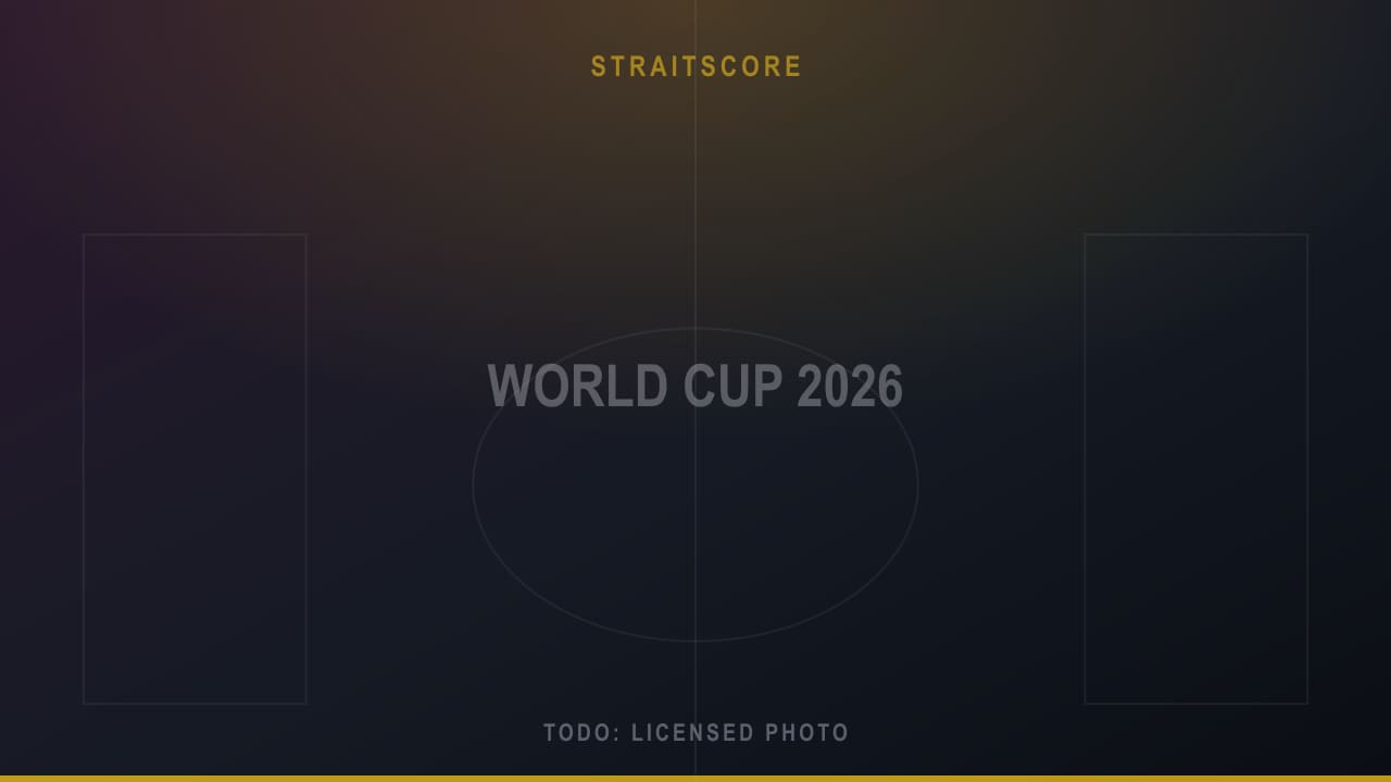 Gambar letak sementara menggantikan foto stadium Piala Dunia.